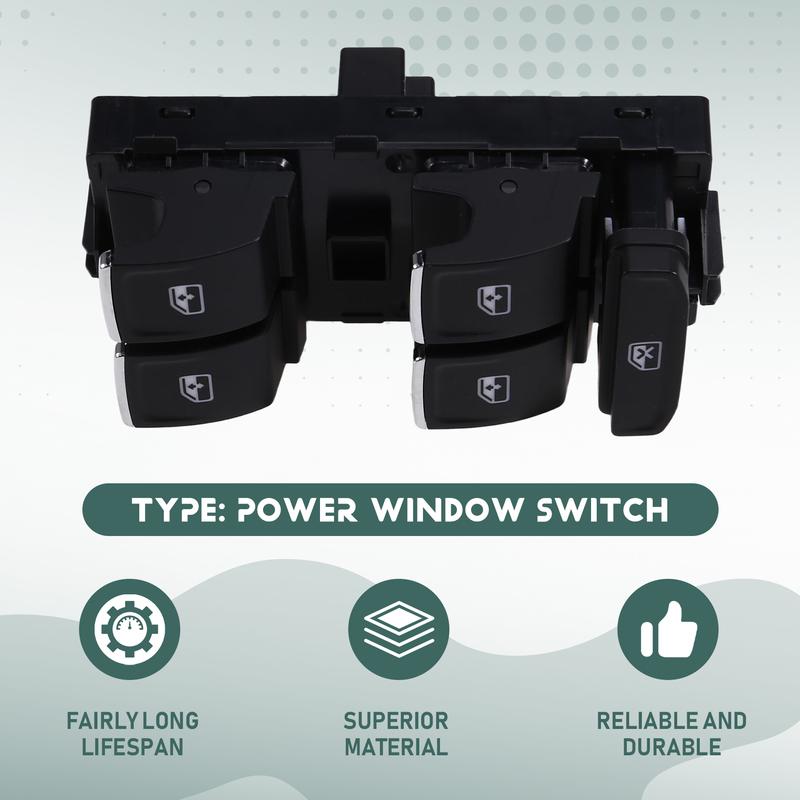 A16P-For VW Arteon Atlas Golf Jetta Tiguan 2015-2024 Compatible 5G0959857E Car Power Window Switch 5G0 959 857E