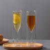 Shatter-Resistant Glass Drink Cup Wine Dispenser Wine Glass Double Layers Cup  Bar Restaurant