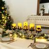 Homemory Flameless Christmas Nativity Scene Candles, Battery Operated LED Pillar Religion Candles, Nativity Sets Indoor Outdoor Decorations for Xmas