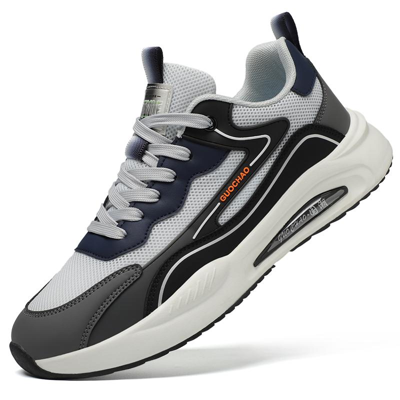 Men Breathable Mesh Running Shoes Fashion Casual Sneakers Lightweight Walking Sports Shoes Sizes 38-47 for Outdoor Travel