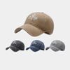 Spring New Cross Nail Letter Hot Blanching Washed Old Baseball Cap Men and Women Show Small Face Versatile Cap Tide