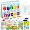 Busy Book for Toddlers, Preschool Learning Activities, Toys for Ages 3+, Autism Sensory Toys, Educational Activity Book, Xmas