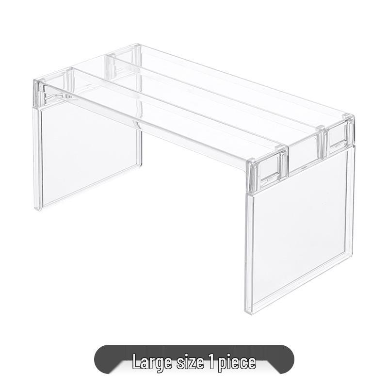 Transparent Layered Bathroom Cabinet Shelf for Skincare & Cosmetics