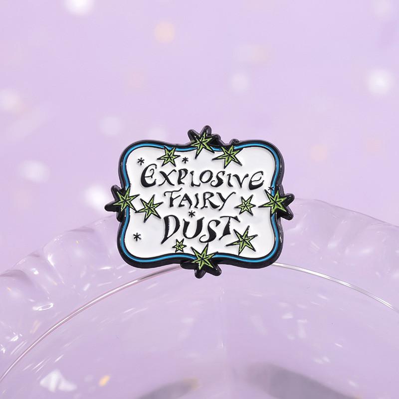 Artistic Letter Sign Brooch Featuring Fun Cartoon Characters For Expressive Fashion