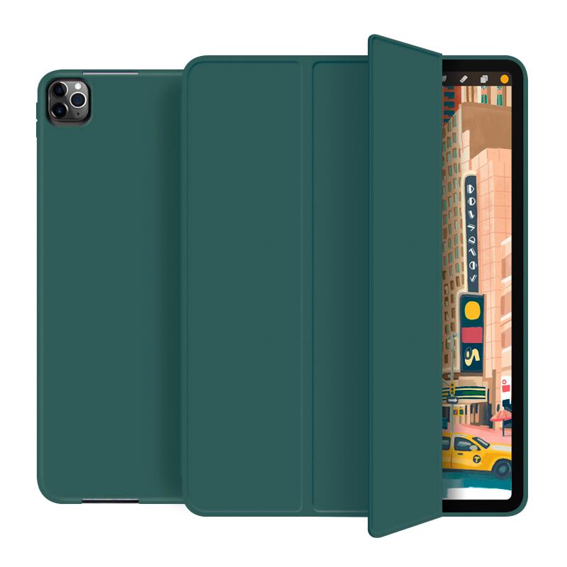 Folio Tablet Hülle für Apple iPad Pro 11 2021 Ladefunktion für Stift Automatischer Schlaf-/Aufwachmodus mit Stifthalter