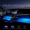 Plug And Play Car Interior Ambient Foot Strip Light USB Plug Ambience Night Light LED Spotlight