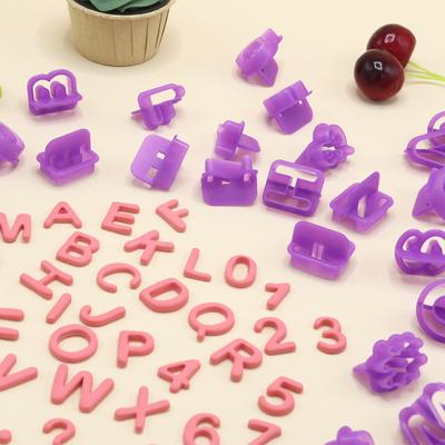 Letter Number Cookie Mold Alphabet Press Stamp DIY Printing Embossing Mold Biscuits Cutter Cake Baking Tool Pottery Clay Tools