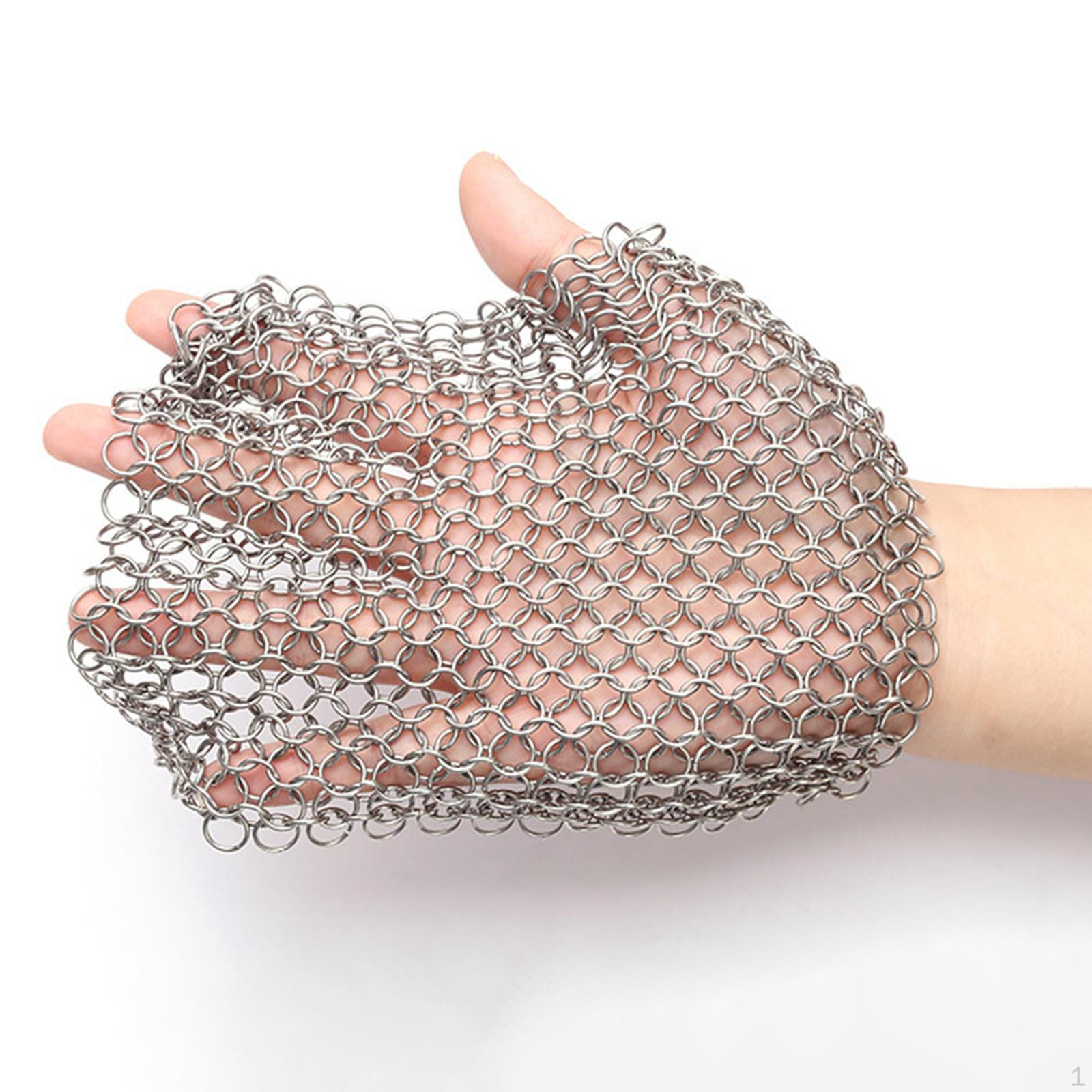 

Чугунный очиститель-скребок Скребок из нержавеющей стали Многоразовый для тарелок 5x5 inch