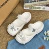 New ballet hole women's shoes wear eva summer sandals bag head wear sandals non-slip belt drill explosion