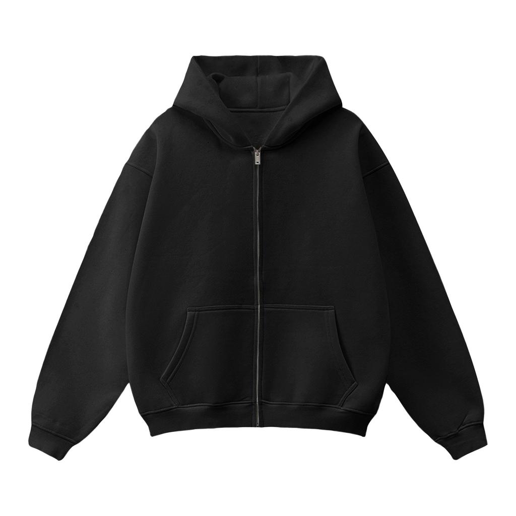 Felpa con cappuccio da uomo con zip colorata Giacca invernale casual