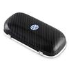T301pcs Car Visor Sunglasses Glasses Holder Clip Box Accessories Valve Cap For Volkswagen MK6 Golf Rline GTI Touareg GTD CADDY Bora