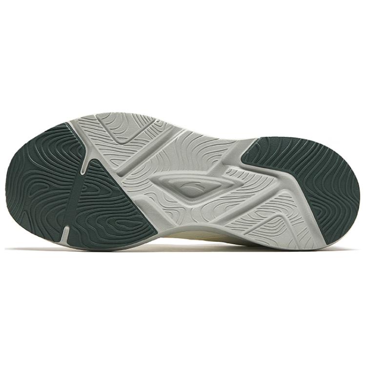 Anta Shenxing 7th Generation Shock Absorbing Wear Resistant Non Slip Low Top Training Shoes Men Training Shoes White Green 112427718-4