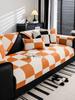 Bohemian Sofa Cover Geometry Plaid Cotton Universal Sofa Mat Towel for Living Room Non-Slip Sofa Cover Couch Cushion Slipcovers