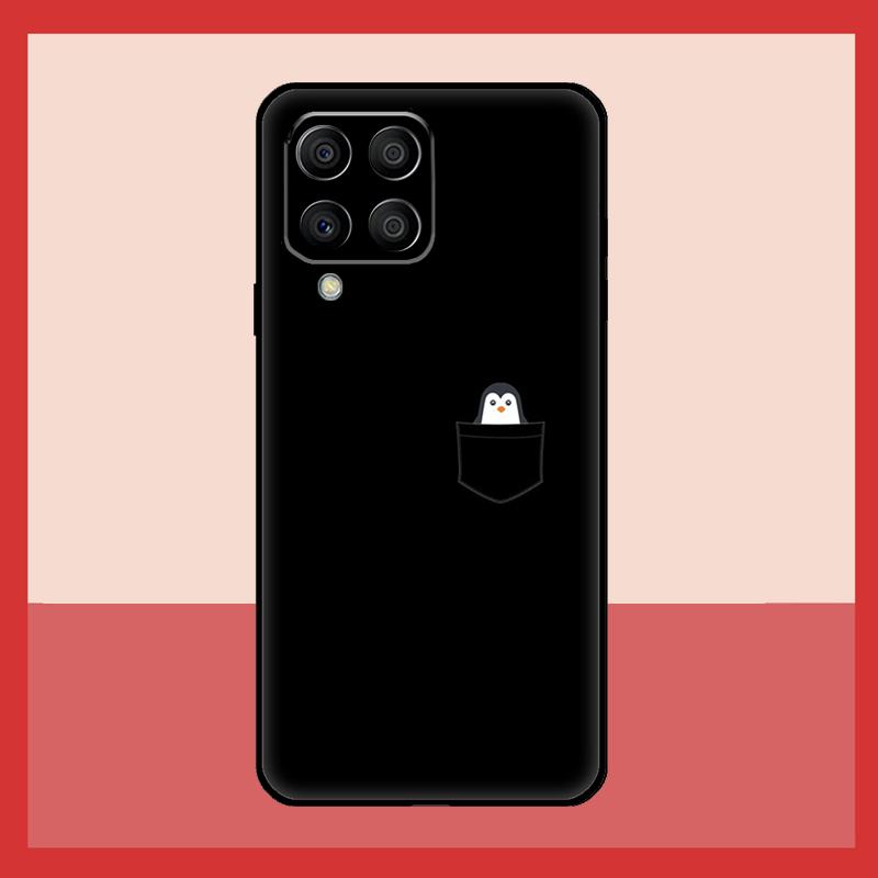 Cute Lovely Penguin Case For Samsung Galaxy M11 M31 M14 M34 M54 M12 M32 M52 M15 M13 M06 M16 M36 M56 M53 M35 M55