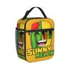 Sunny and Melon Lunch Bag  Portable Insulated Lunch Box Unisex School Custom Cooler Bag Casual Waterproof Tote Food Bags