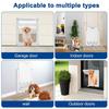 Removable Panel Lockable Dog Cats Door Security Flap Door Plastic Animal Small Pet Cat Dog Gate Door for Gate Window