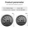 2Pcs 80mm 90mm Emblem For Skoda Fabia 1 2 Octavia A7 RS Superb Rapid Yeti Karoq Vision Car Head Front Rear Boot Tailgate Sticker