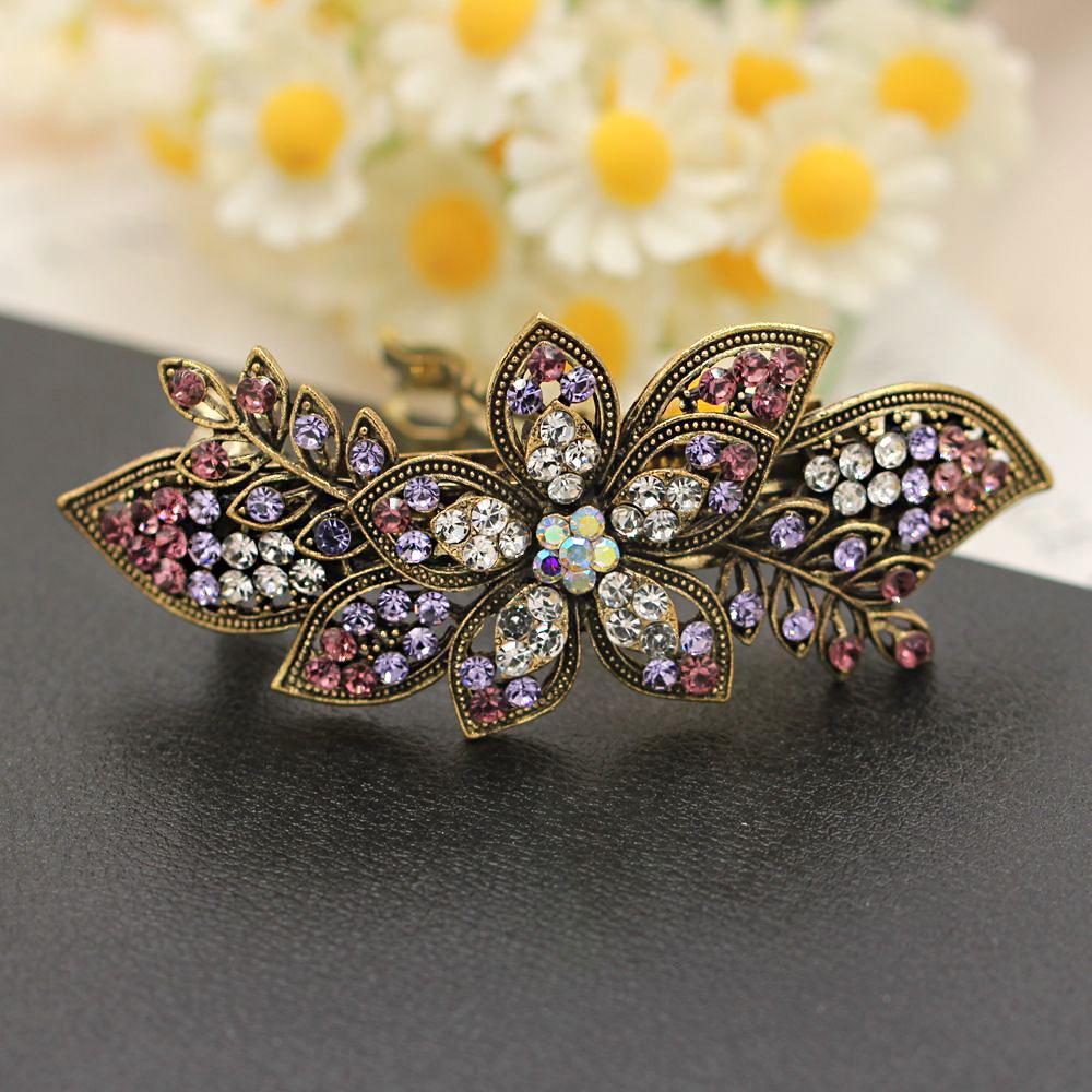 

Korean Style Rhinestone Butterfly Hair Clip - Updo Ponytail Accessory