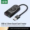 Ugreen Externí zvuková karta USB na 3,5 mm