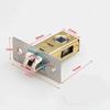 Door Hardware Tubular Latch Zinc Alloy For Nsprung Door Reversible Right Handed Rotatable Tubular Tenon Unsprung Door 40mm
