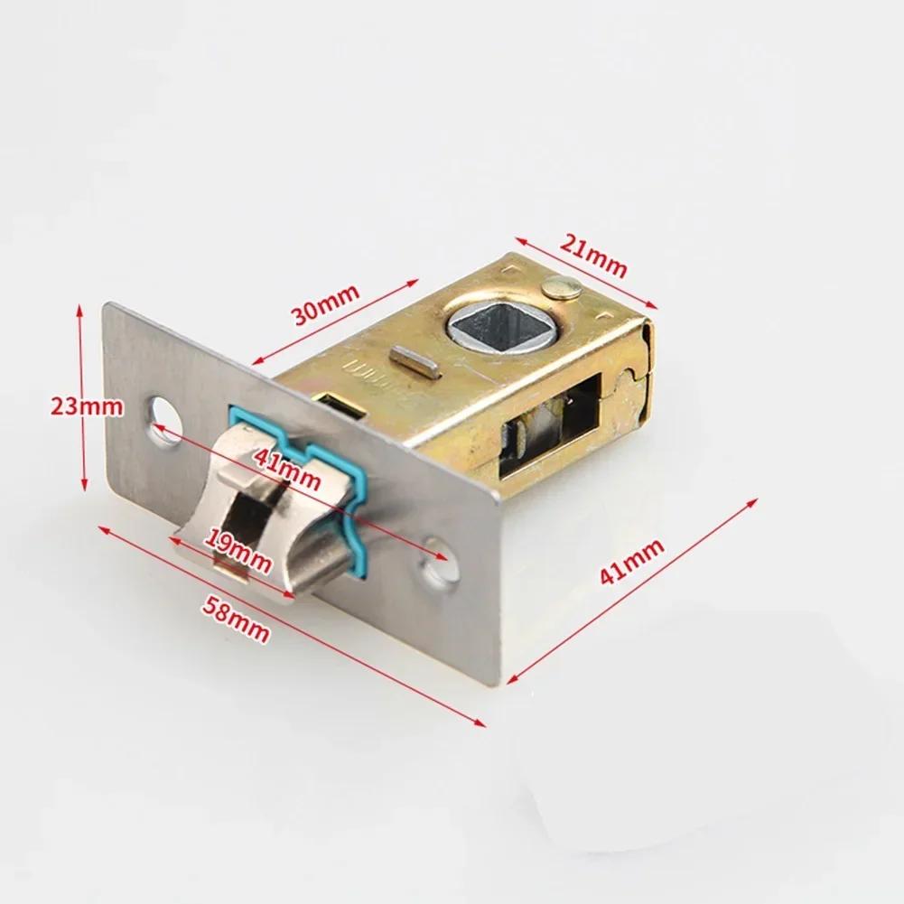 Door Hardware Tubular Latch Zinc Alloy For Nsprung Door Reversible Right Handed Rotatable Tubular Tenon Unsprung Door 40mm