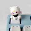 3D Mechanical Keyboards Creative Cartoon Cats Head Gamer Keyboards Keycaps for Office Decompression
