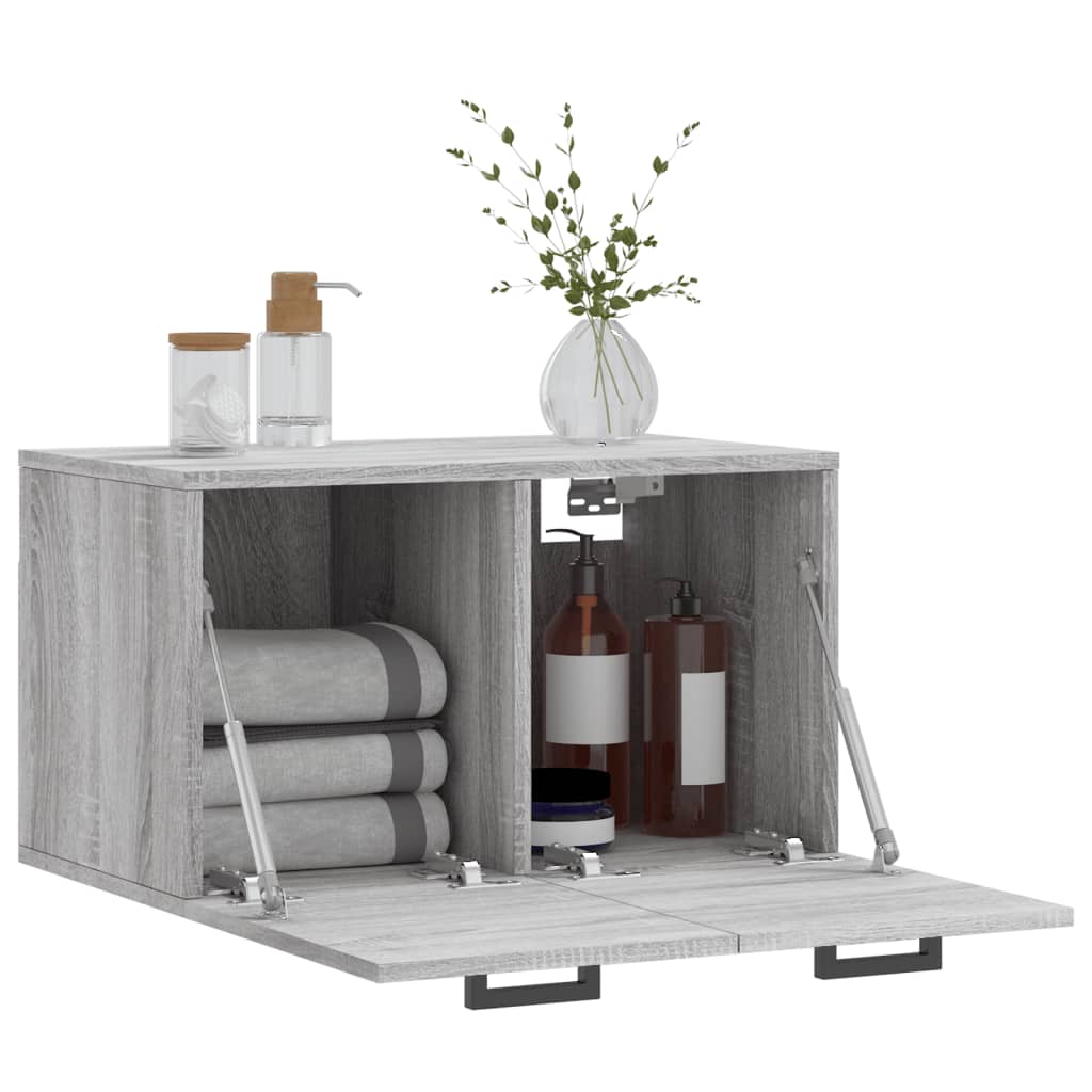 Wall Cabinet Gray Sonoma 60 x 36.5 x 35 cm Particleboard