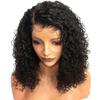 European American Wigs Women's Hoods Short Small Rolls Wavy Fluffy