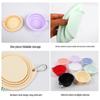 In-Stock Portable Silicone Pet Feeding Bowl - Food Grade, Foldable for Dogs & Cats.