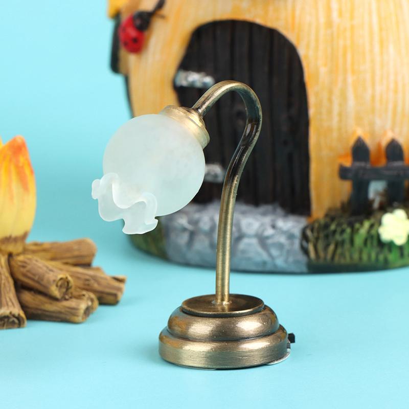 1:12 Lámpara de Escritorio Miniatura para Casa de Muñecas Lámpara LED Lámpara de Pared Lámpara de Techo Decoración de Muñecas Juguete