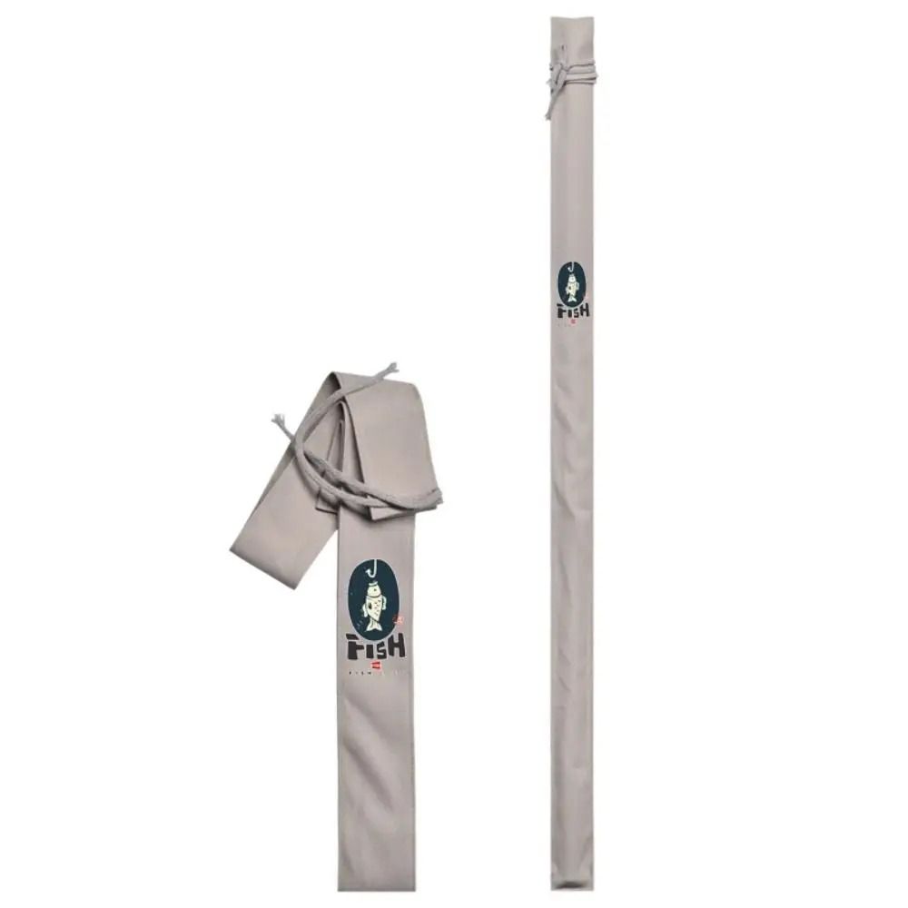130cm Folding Fishing Bag Canvas Fishing Tackle Bag Crossbody Fishing Rod Bag  Utility Storage