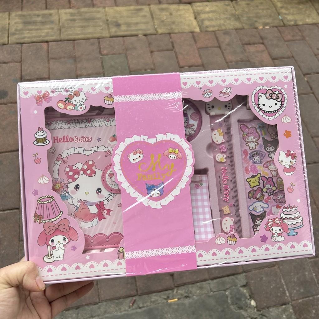 Hello Kitty Kuromi Melody Cinnamoroll Cartoon Password Lock Diary With Faux Leather Cover For Kids And Teens