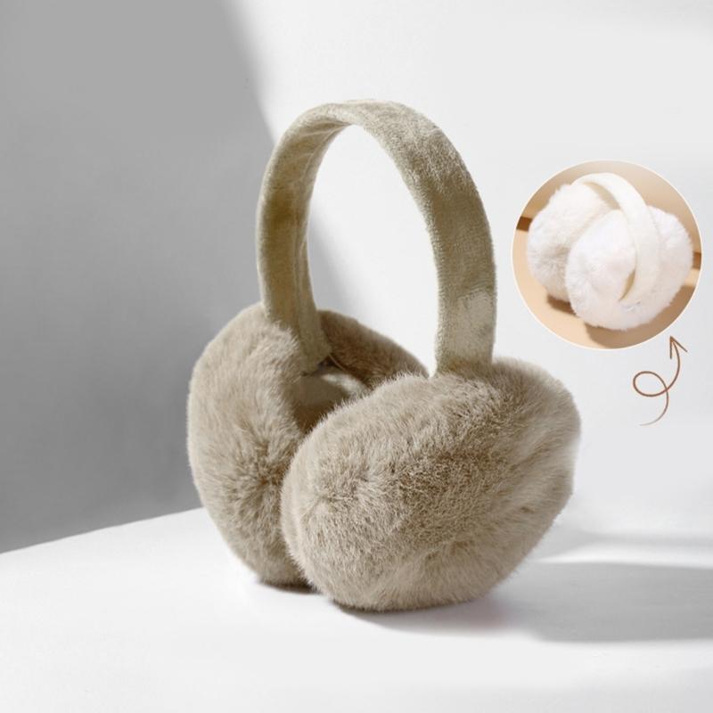 Warm Collapsible Plush Ear Warmers for Winter Outdoor Activities Keep You Warm in Cold Weather for Skiing Hiking