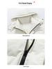 Men's Winter Down Jacket with Detachable Hood - 90% White Duck Down, Solid Color, Versatile Youth Style