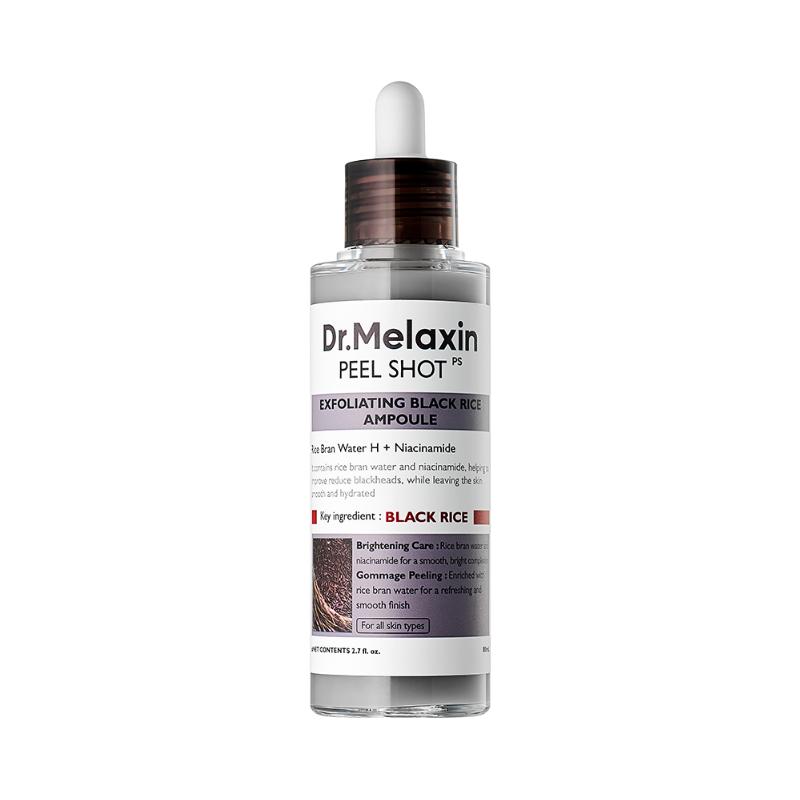 Dr.Melaxin Peel Shot Exfoliating Black Rice Ampoule 80ml