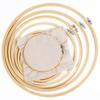Imitation Bamboo Plastic Embroidery Hoop - Round Handmade DIY Tool & Stretcher Frame
