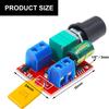 4pcs DC Mini Motor PWM Speed Controller Small LED Dimmer 5A 90W 3V 6V 12V 24V 35V Speed Control Switch 5A 90W PWM