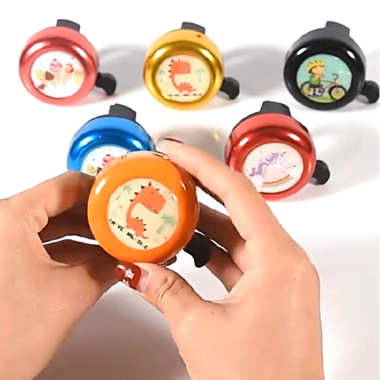 Childrens Bikes Handlebars Bells with Stickers for Road Bikes and Scooter