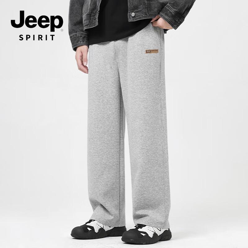 JEEP SPIRIT Men's Loose Fit Straight Leg Casual Pants