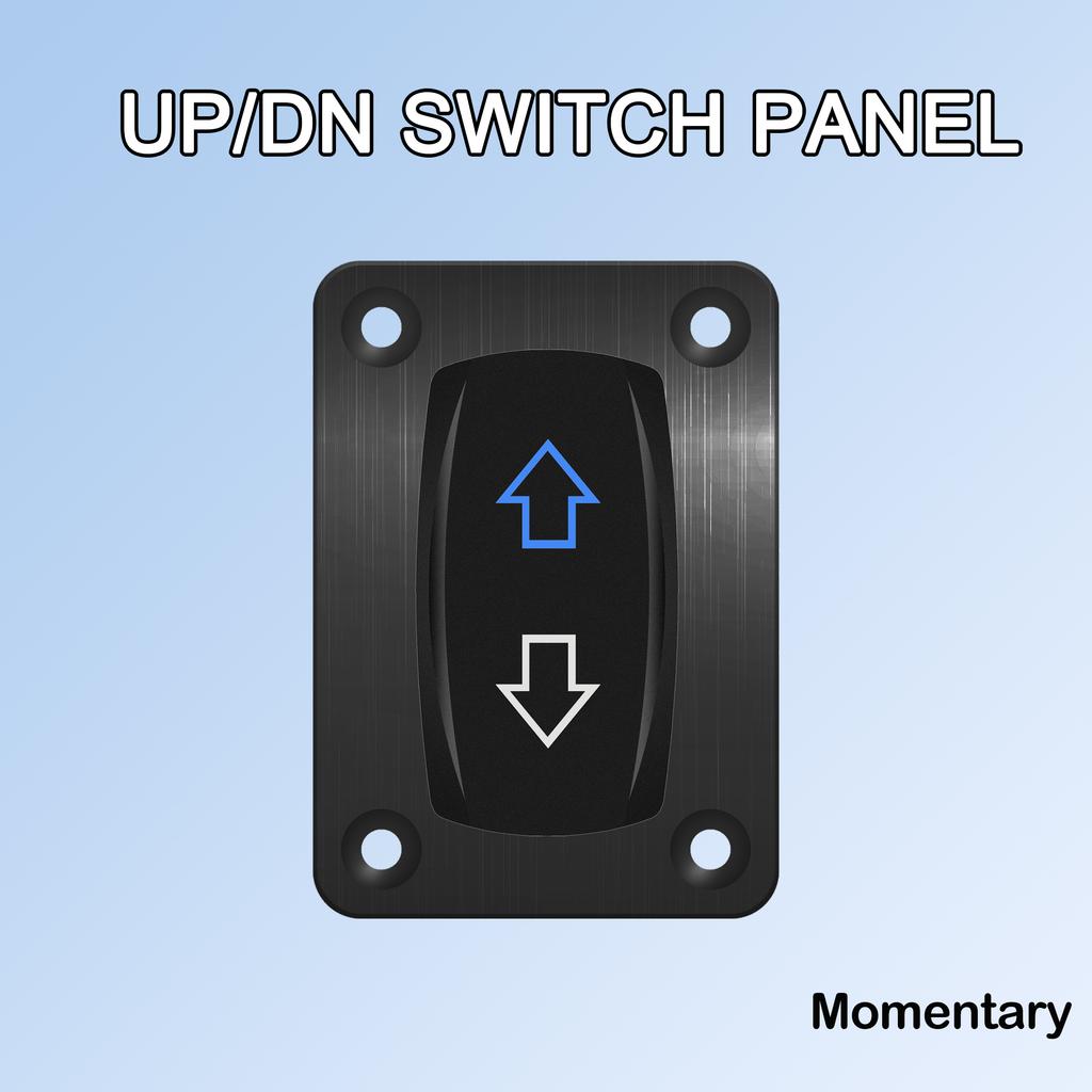 ARROWS 6Pin (ON)-OFF-(ON) DPDT Momentary Switch12V UP/DOWN Polarity Reverse Rocker Switch for ARB/Carling/NARVA Replace