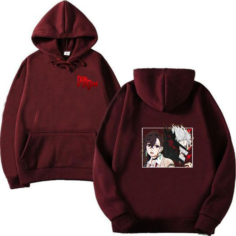 Anime Dandadan Men Fashion Hoodies Men Women Hooded Sweatshirts Hip Hop Casual Pullovers Autumn Boys Girls Streetwear Hoodie