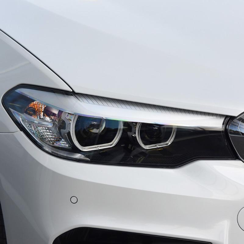 Car Glass HeadLamp Lens Caps Lampshade Shell For BMW 5 Series G30 G38 2018 2019 2020 Headlight Cover