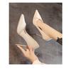Women S Pointed Toe Rhinestone High Heels Fashion Thin Heel Bridal Shoes