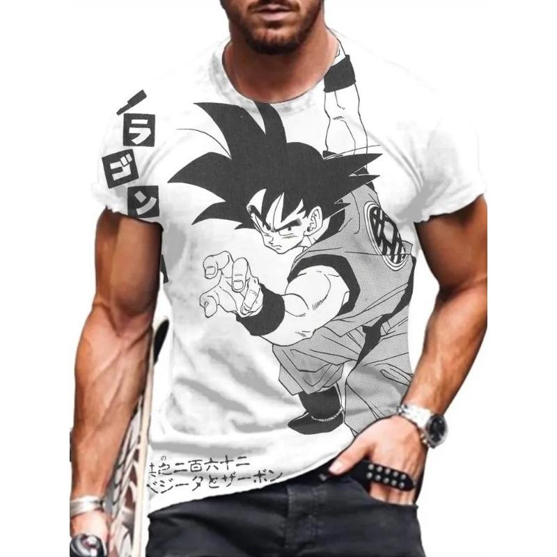 Men s Casual Sports 3D Printed T-shirt M