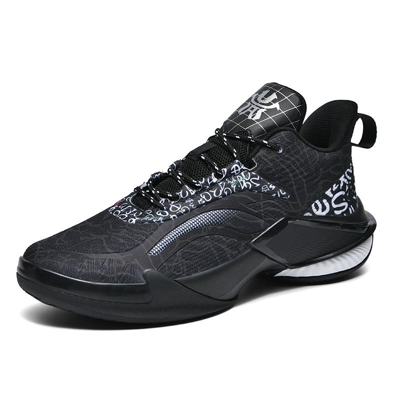 Professional basketball shoes for junior high school students and teenagers, low-top, breathable, anti-slip and wear-resistant