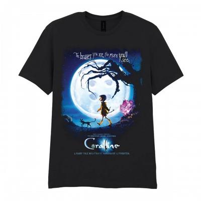 Coraline Unisex Adult Moon Poster T-Shirt