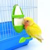 Durable Plastic Parakeet Budgie Cockatiel Parrot Feeder Hanging Swings Bird Chew Toy Cage Hammock