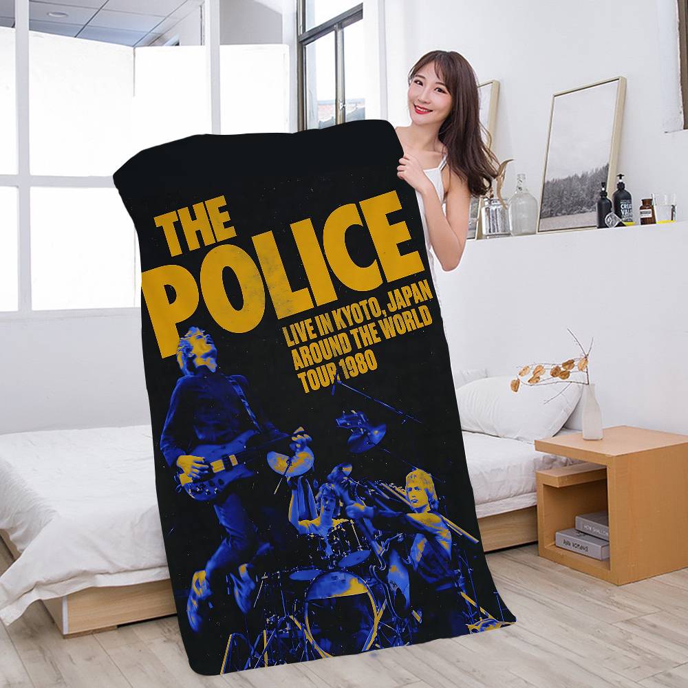 Rock Band The P-police Big Microfiber Beach Towels Quick Dry Towel Sand Beach Towels Pool Towel for Travel Swim Pool Yoga