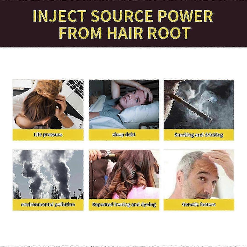 Shampoo,hair Dye Shampoo 3 In1 For Gray Hair, Herbal Black Hair Dye Shampoo For Men Grey Coverage (black) - Hz