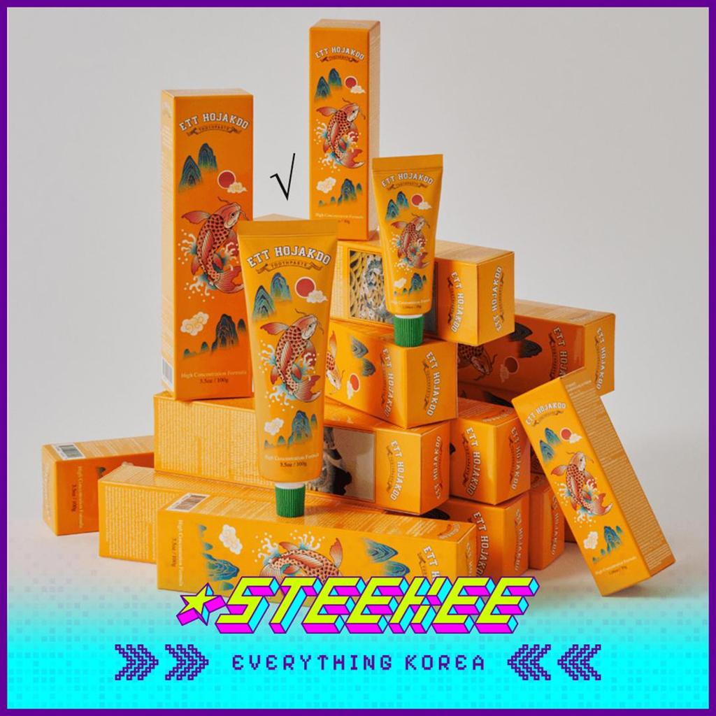 ETT HOJAKDO Anti Sensitive Fluoride Anti Cavity Fresh Breath Toothpaste 100g by Steekee Korea 4044